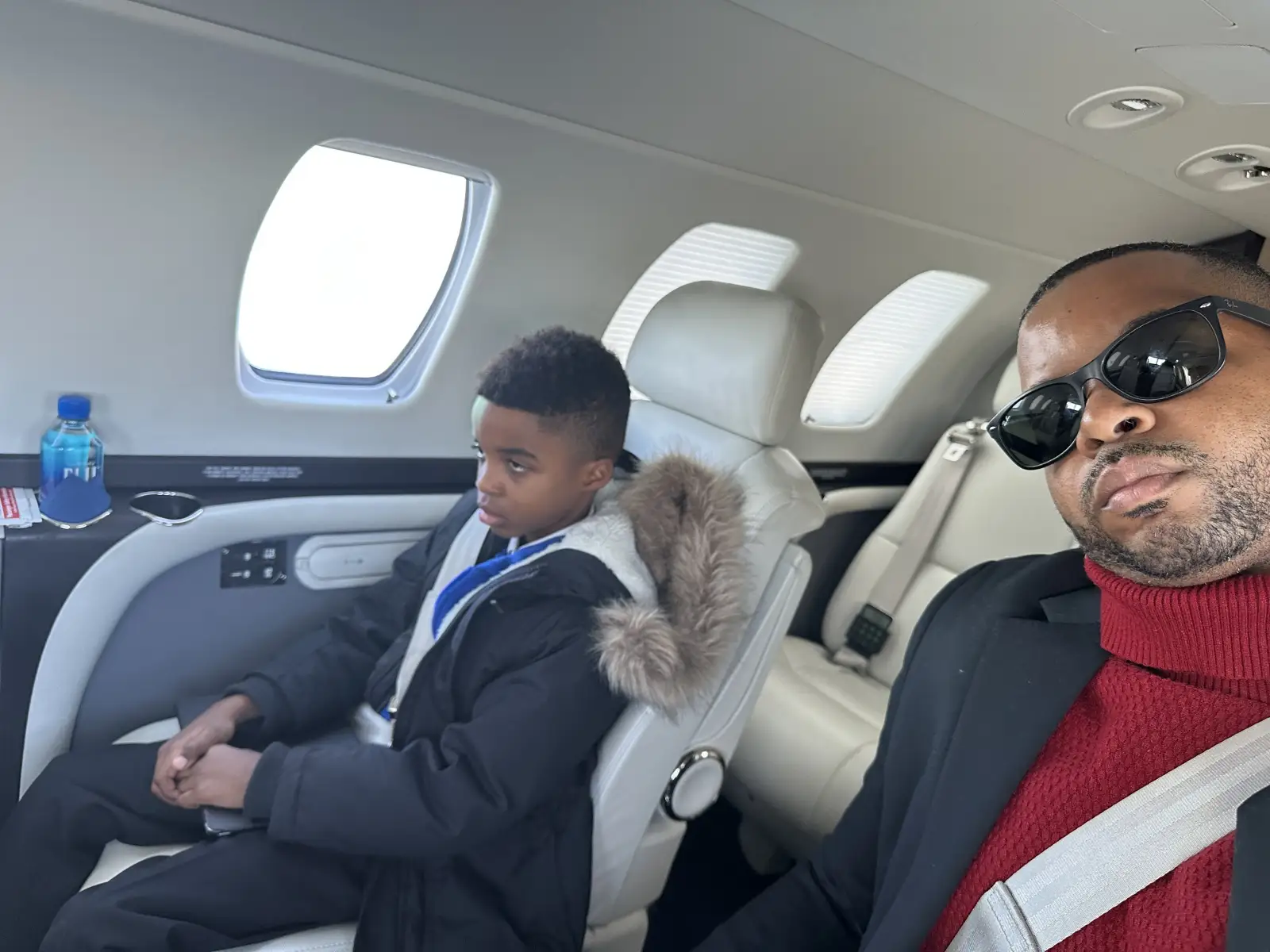 Merrick Lee traveling with his son, time freed up by delegated work